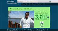 Desktop Screenshot of nicholasnicoletti.com